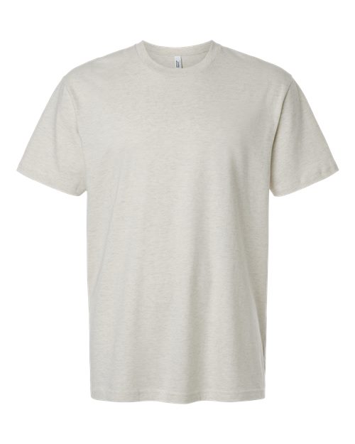American Apparel 2001 Unisex Fine Jersey Tee - Heather Oatmeal