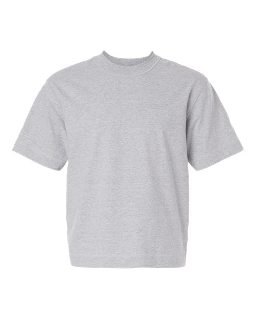 Load image into Gallery viewer, American Apparel 13ML0 Unisex Heavyweight Cotton Boxy Tee - Heather Grey
