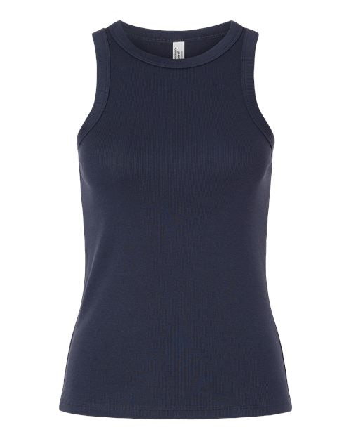 Load image into Gallery viewer, American Apparel BR2101 Women's Baby Rib Fitted Tank - Navy
