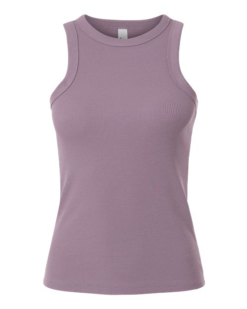 Load image into Gallery viewer, American Apparel BR2101 Women's Baby Rib Fitted Tank - Smokey Violet
