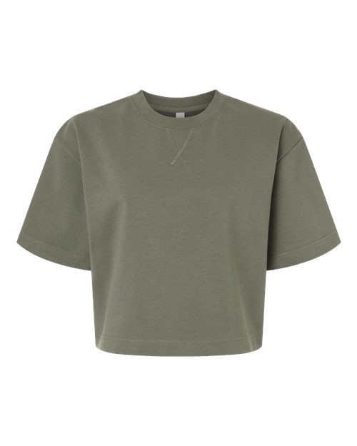 Load image into Gallery viewer, American Apparel FTCB0 Women's French Terry Mid-Length Boxy Top - Lieutenant

