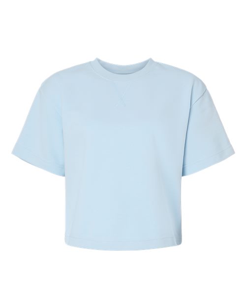 American Apparel FTCB0 Women's French Terry Mid-Length Boxy Top - Powder Blue