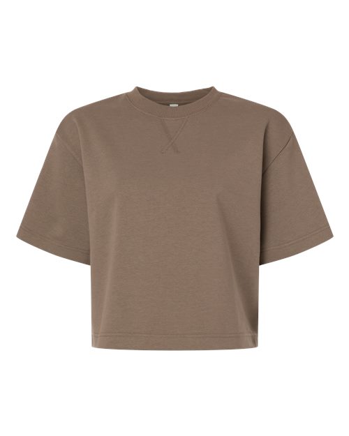 Load image into Gallery viewer, American Apparel FTCB0 Women's French Terry Mid-Length Boxy Top - Savana
