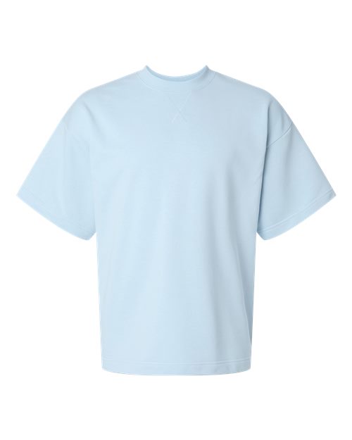 American Apparel FTEX00 Unisex French Terry Oversized Boxy Top - Powder Blue