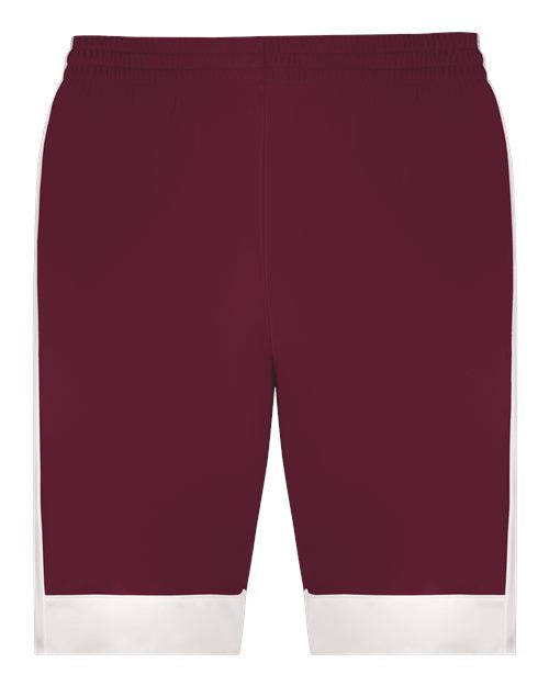 Load image into Gallery viewer, Augusta Sportswear 6890 Youth Match-Up Basketball Shorts - Maroon/ White
