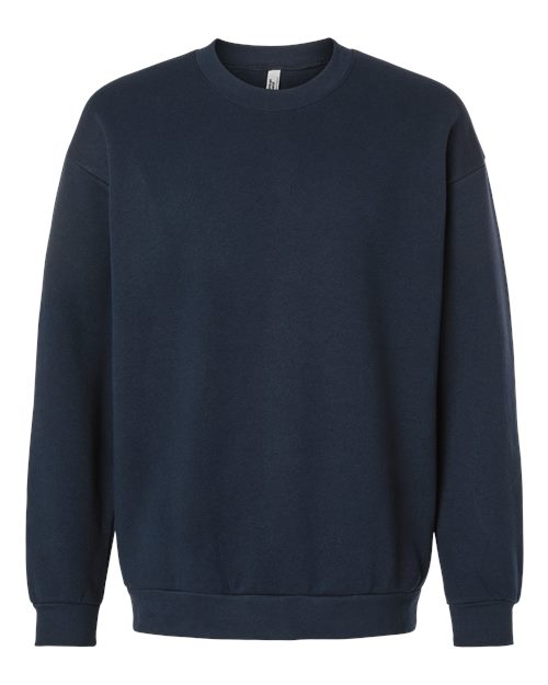 American Apparel FT496 Unisex French Terry Crewneck Sweatshirt - True Navy