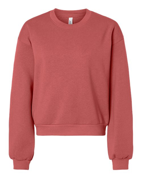 American Apparel RF494 Women's ReFlex Fleece Crewneck Sweatshirt - Canyon