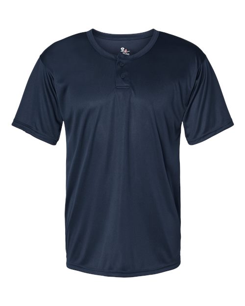 Alleson Athletic 7930 Men's B-Core Placket Jersey - Navy