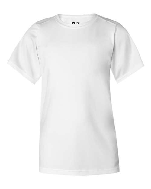 Load image into Gallery viewer, Badger 2120 Youth B-Core T-Shirt - White
