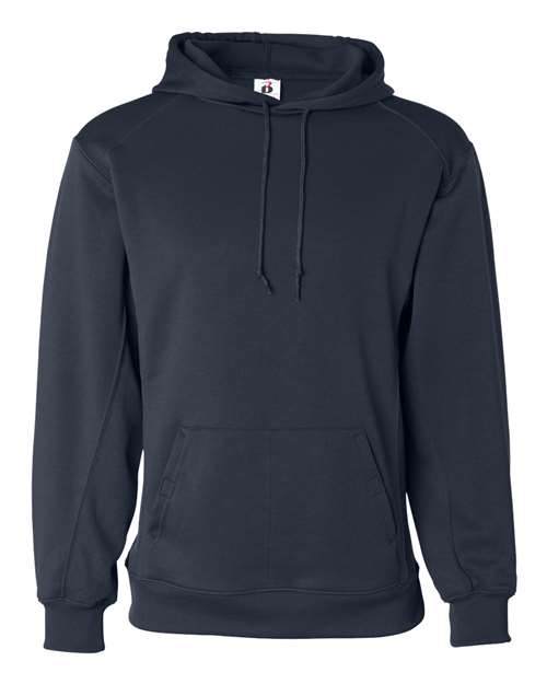 Load image into Gallery viewer, Badger 1454 Men's Performance Fleece Hooded Sweatshirt - Navy
