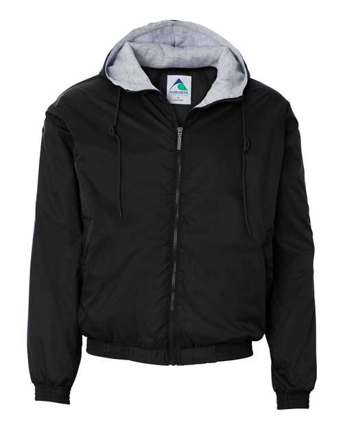 Load image into Gallery viewer, Augusta Sportswear 3280 Unisex Fleece Lined Hooded Jacket - Black
