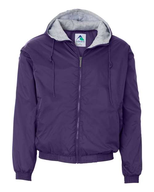 Augusta Sportswear 3280 Unisex Fleece Lined Hooded Jacket - Purple