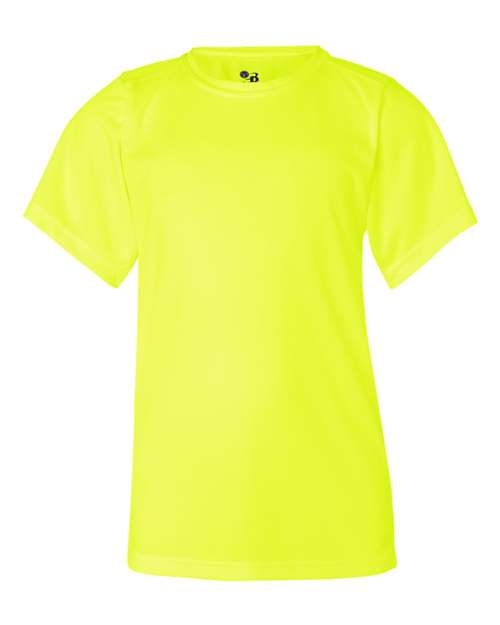 Load image into Gallery viewer, Badger 2120 Youth B-Core T-Shirt - Safety Yellow
