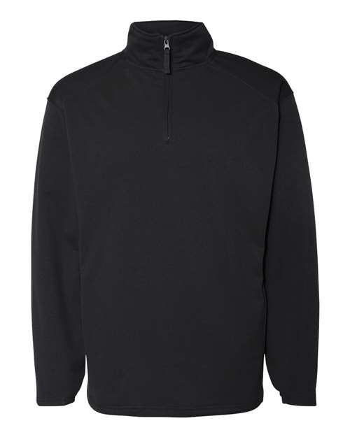 Badger 1480 Men's Performance Quarter-Zip Pullover - Black