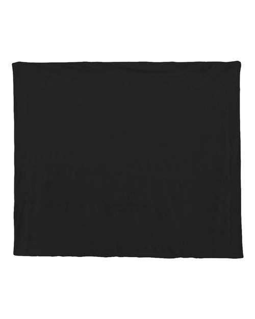 Load image into Gallery viewer, Alpine Fleece 8712 Micro Mink Sherpa Blanket - Black
