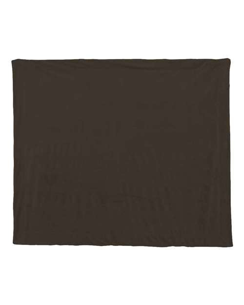 Load image into Gallery viewer, Alpine Fleece 8712 Micro Mink Sherpa Blanket - Chocolate
