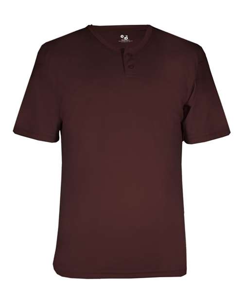 Alleson Athletic 2930 Youth B-Core Placket Jersey - Maroon