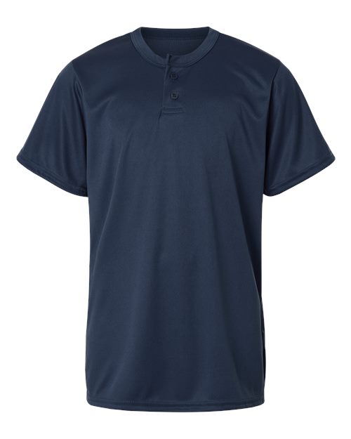 Load image into Gallery viewer, Alleson Athletic 2930 Youth B-Core Placket Jersey - Navy
