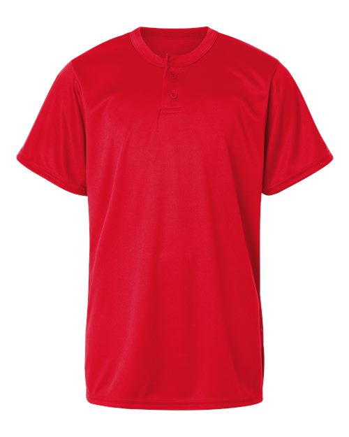Alleson Athletic 2930 Youth B-Core Placket Jersey - Red