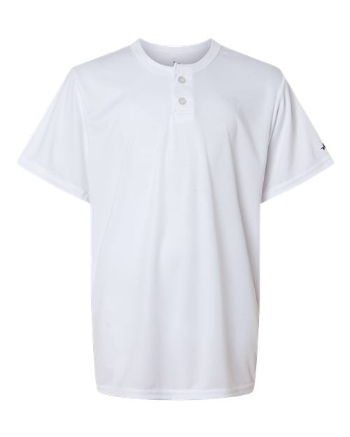 Alleson Athletic 2930 Youth B-Core Placket Jersey - White