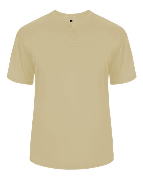 Alleson Athletic 7930 Men's B-Core Placket Jersey - Vegas Gold