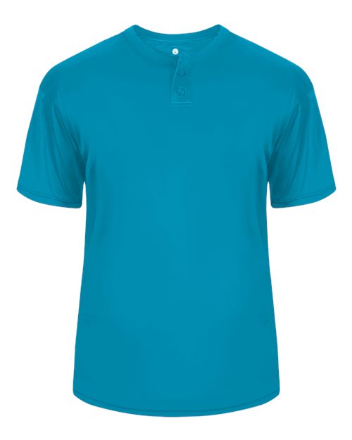 Alleson Athletic 7930 Men's B-Core Placket Jersey - Electric Blue