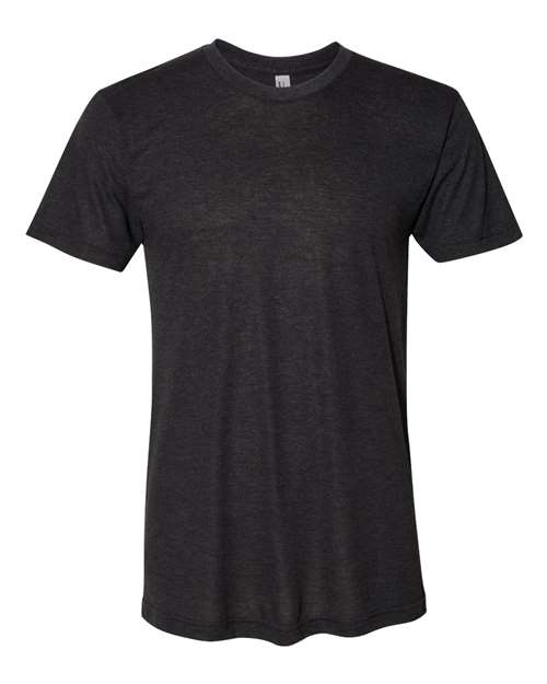 American Apparel TR401 Unisex Triblend Track Tee - Tri-Black