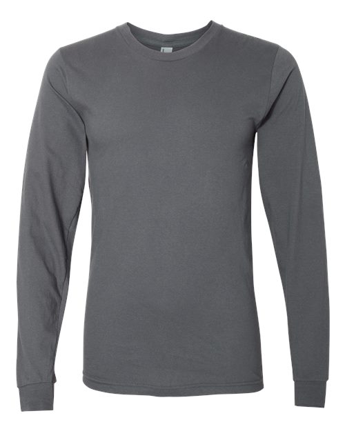 Load image into Gallery viewer, American Apparel 2007 Unisex Fine Jersey Long Sleeve Tee - Asphalt
