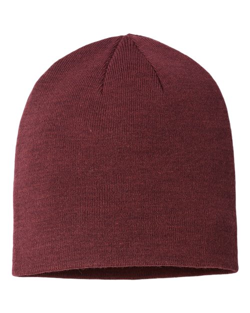 Load image into Gallery viewer, Atlantis Headwear HOLLY Sustainable Beanie - Burgundy Melange
