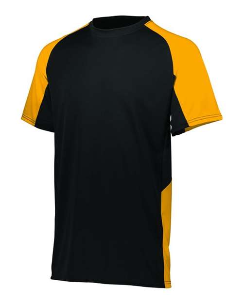 Load image into Gallery viewer, Augusta Sportswear 1518 Youth Cutter Jersey - Black/ Gold
