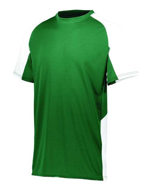 Load image into Gallery viewer, Augusta Sportswear 1518 Youth Cutter Jersey - Dark Green/ White
