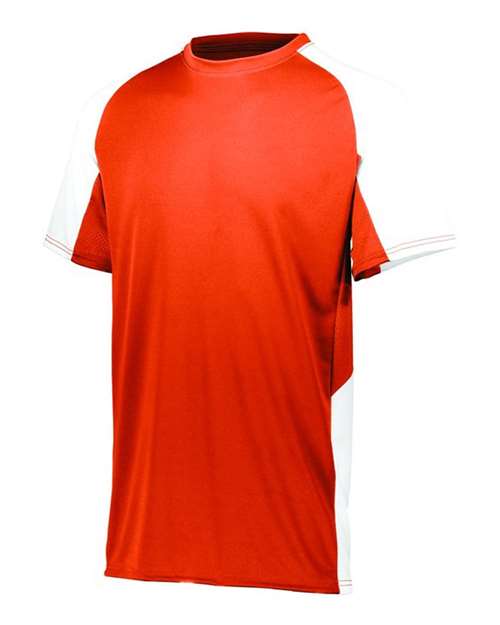 Load image into Gallery viewer, Augusta Sportswear 1518 Youth Cutter Jersey - Orange/ White
