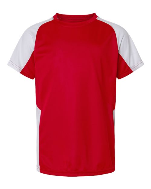 Augusta Sportswear 1518 Youth Cutter Jersey - Red/ White