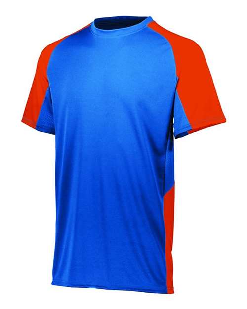 Load image into Gallery viewer, Augusta Sportswear 1518 Youth Cutter Jersey - Royal/ Orange
