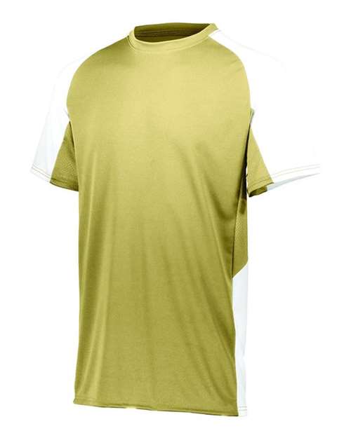 Augusta Sportswear 1518 Youth Cutter Jersey - Vegas Gold/ White