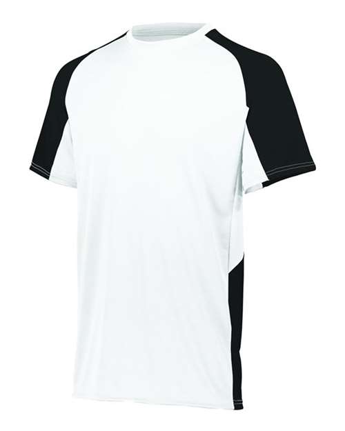 Augusta Sportswear 1518 Youth Cutter Jersey - White/ Black