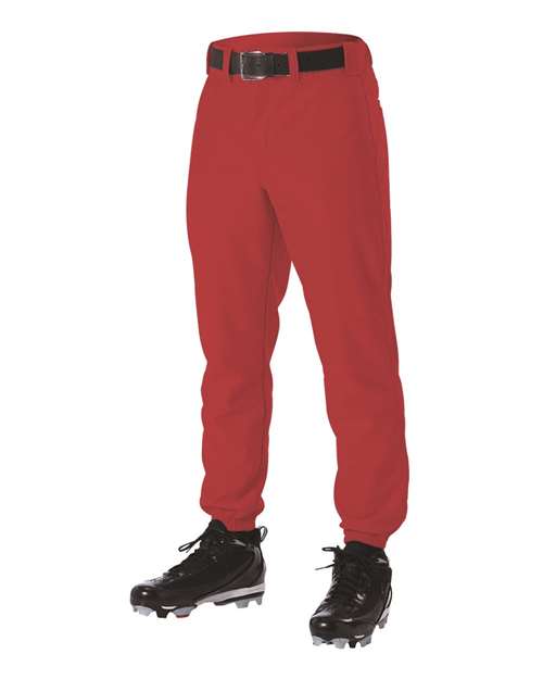 Alleson Athletic 605P Men's Baseball Pants - Red