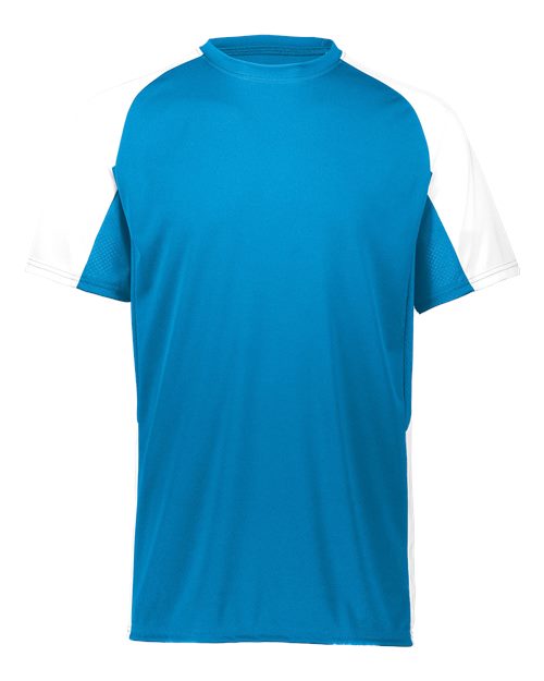 Augusta Sportswear 1518 Youth Cutter Jersey - Power Blue/ White