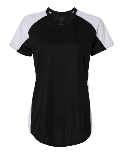 Augusta Sportswear 1522 Women's Cutter Jersey - Black/ White