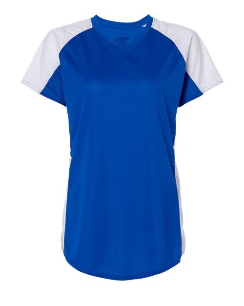 Augusta Sportswear 1522 Women's Cutter Jersey - Royal/ White