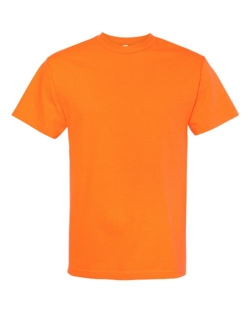 American Apparel 1301 Unisex Heavyweight Cotton Tee - Orange