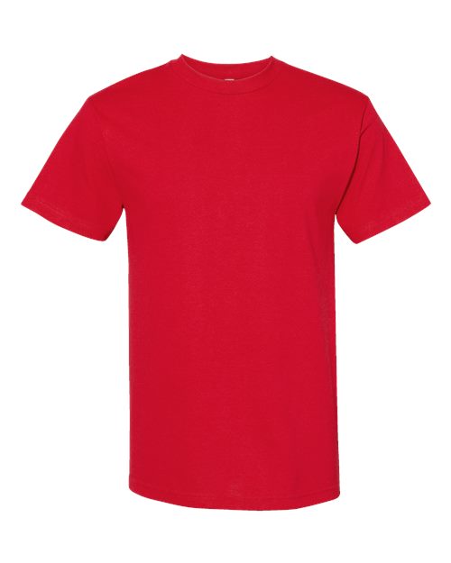 American Apparel 1301 Unisex Heavyweight Cotton Tee - Red