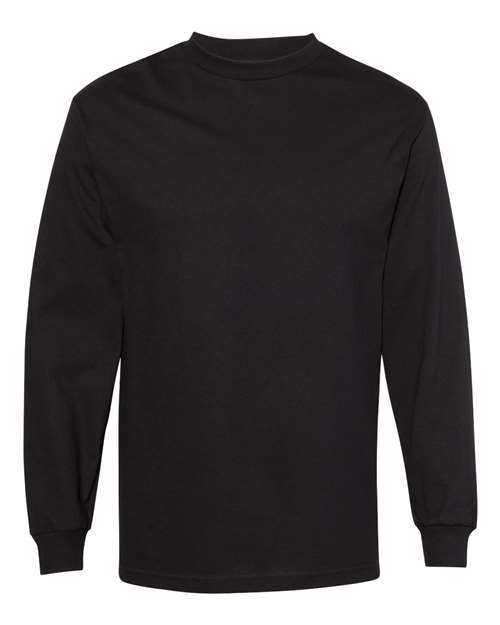 Load image into Gallery viewer, American Apparel 1304 Unisex Heavyweight Cotton Long Sleeve Tee - Black
