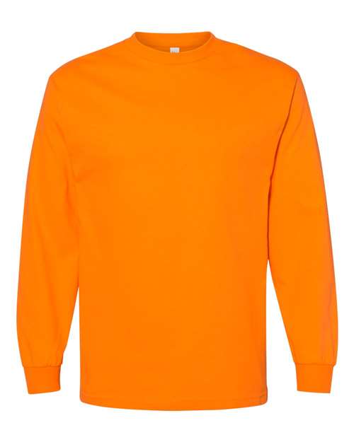 Load image into Gallery viewer, American Apparel 1304 Unisex Heavyweight Cotton Long Sleeve Tee - Orange

