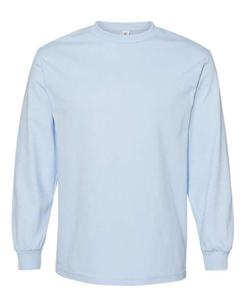 American Apparel 1304 Unisex Heavyweight Cotton Long Sleeve Tee - Powder Blue
