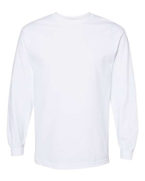 American Apparel 1304 Unisex Heavyweight Cotton Long Sleeve Tee - White