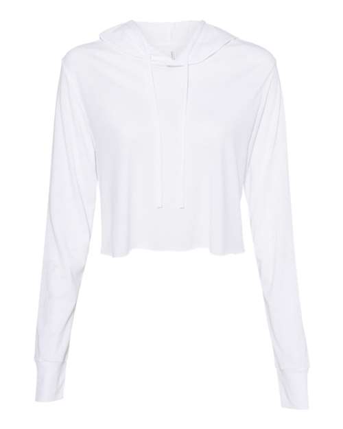 BELLA + CANVAS 8512 Women’s Triblend Crop Long Sleeve Hoodie Tee