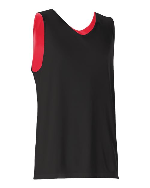 Load image into Gallery viewer, Alleson Athletic 506CR Men's Reversible Tank - Black/ Red
