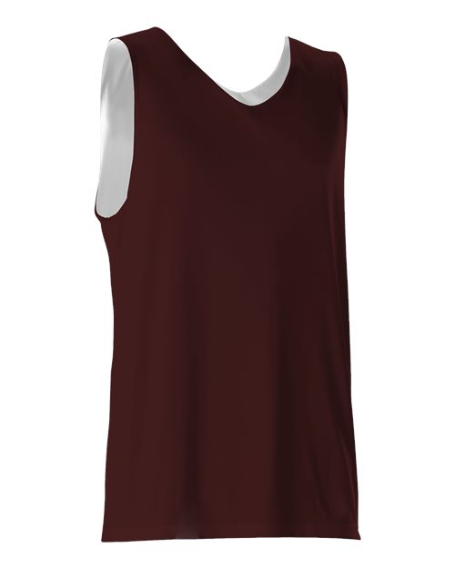 Load image into Gallery viewer, Alleson Athletic 506CR Men's Reversible Tank - Maroon/ White
