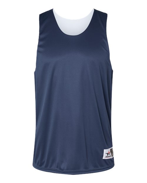 Alleson Athletic 506CR Men's Reversible Tank - Navy/ White